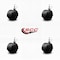 Service Caster 2'' Black Metal Hood Twin Wheel Caster Nylon Wheels 5/16 Thread Stem , 4PK SCC-TS02S50D-NYS-FB-5161812-4 - alternate 4